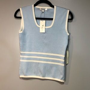 Vertigo Beach Blue Tank Top NWT